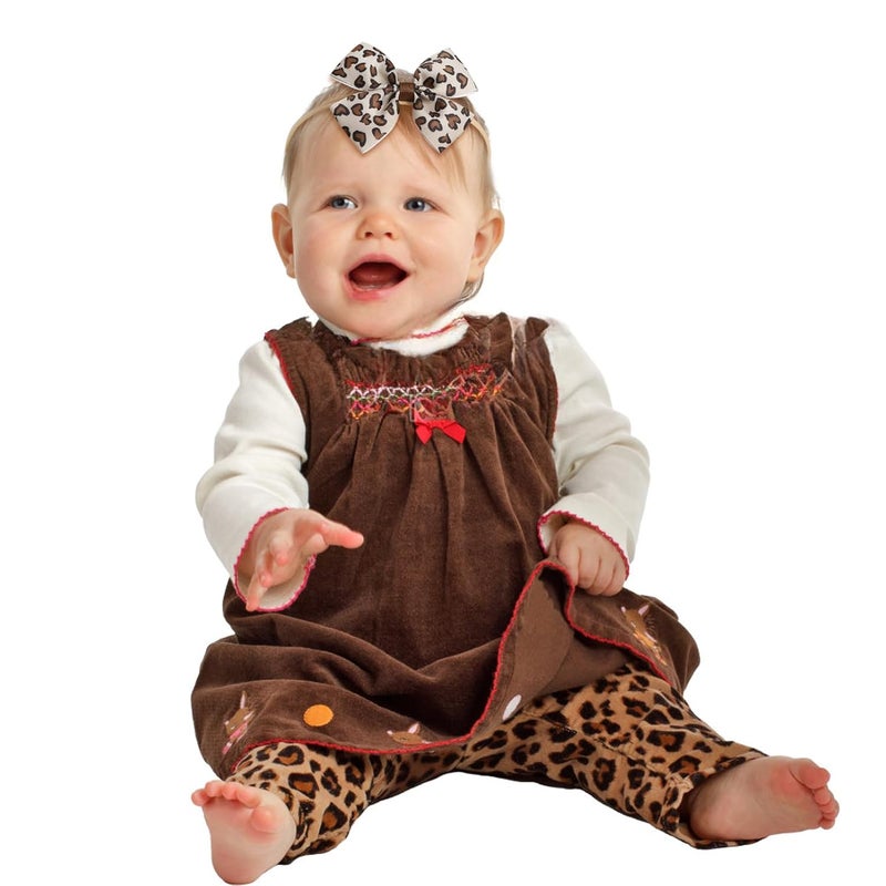 Fancheer Baby Girls Leopard Cheetah Print Bow Headband Infant Toddler Birthday Party Hair Accessories - Image 5